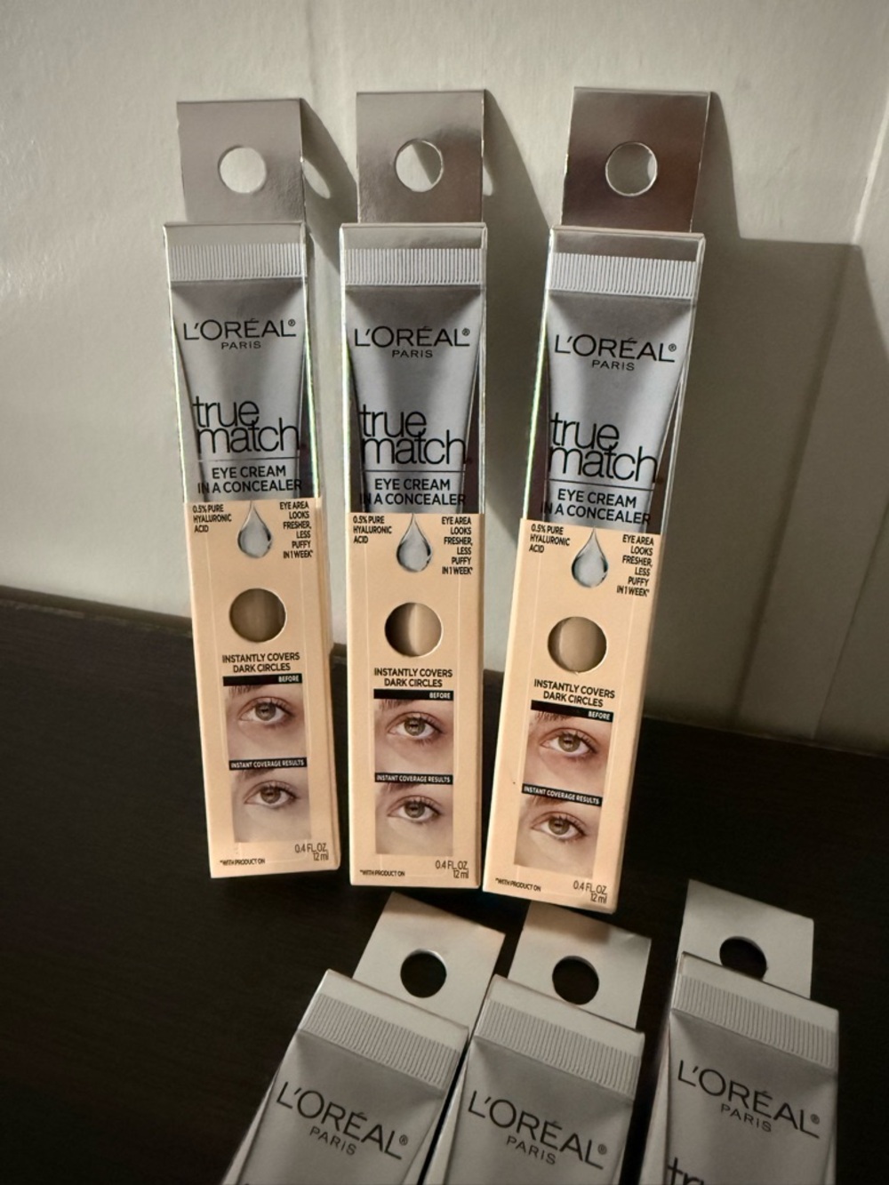 L'Oreal True Match Eye Cream Concealer - Silver & Beige Packaging